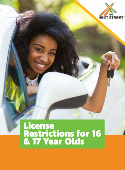 License Restrictions for 16 & 17 Year Olds cop
